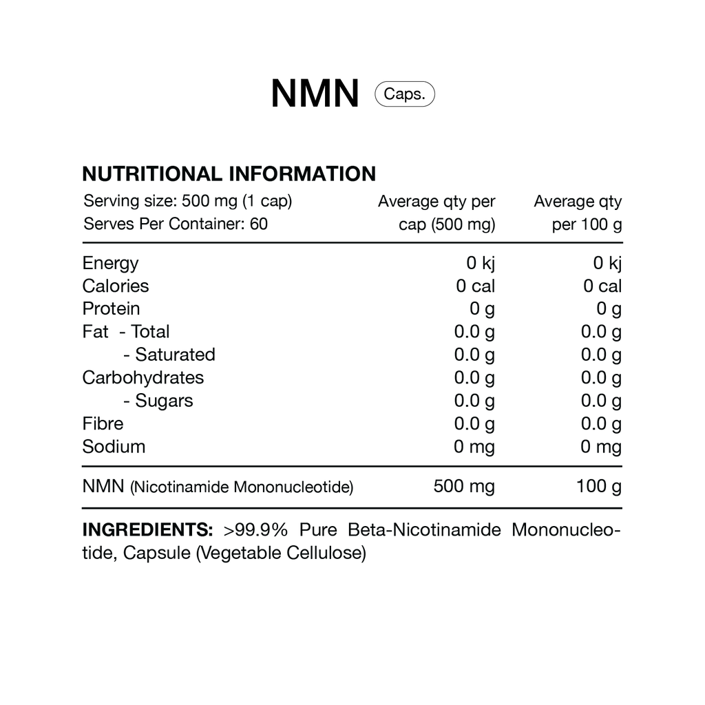 Switch Nutrition – NMN Capsules (60 Caps)