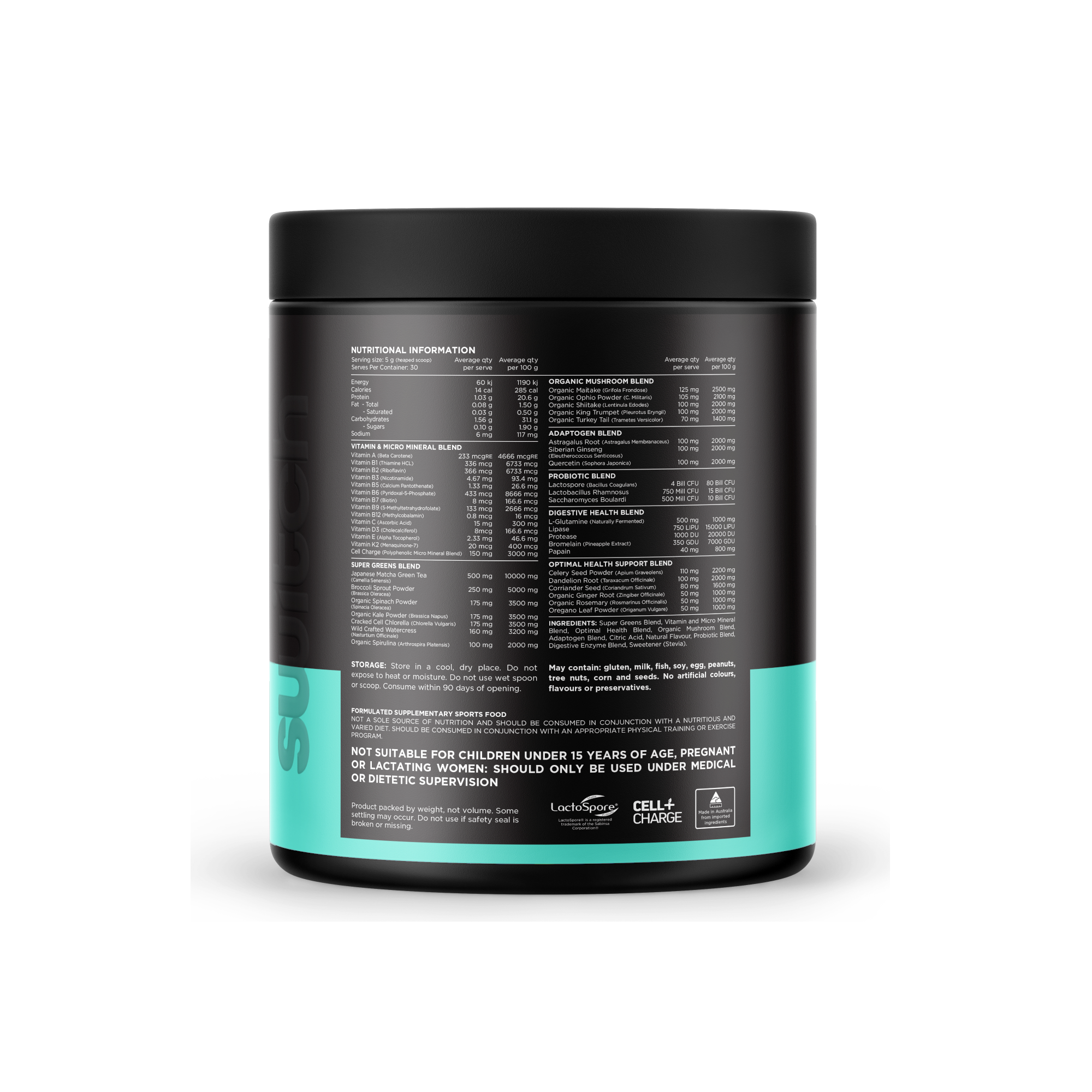 Switch Nutrition – Vitality Switch (Cucumber Lime, 150g)