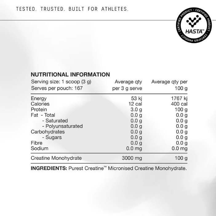 Switch Perform – PÜREST Creatine™ Monohydrate (500g)