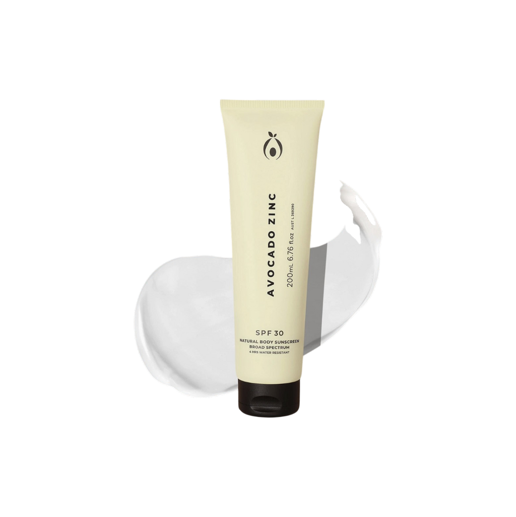 Avocado Zinc – SPF 30 Natural Body Sunscreen (200g)