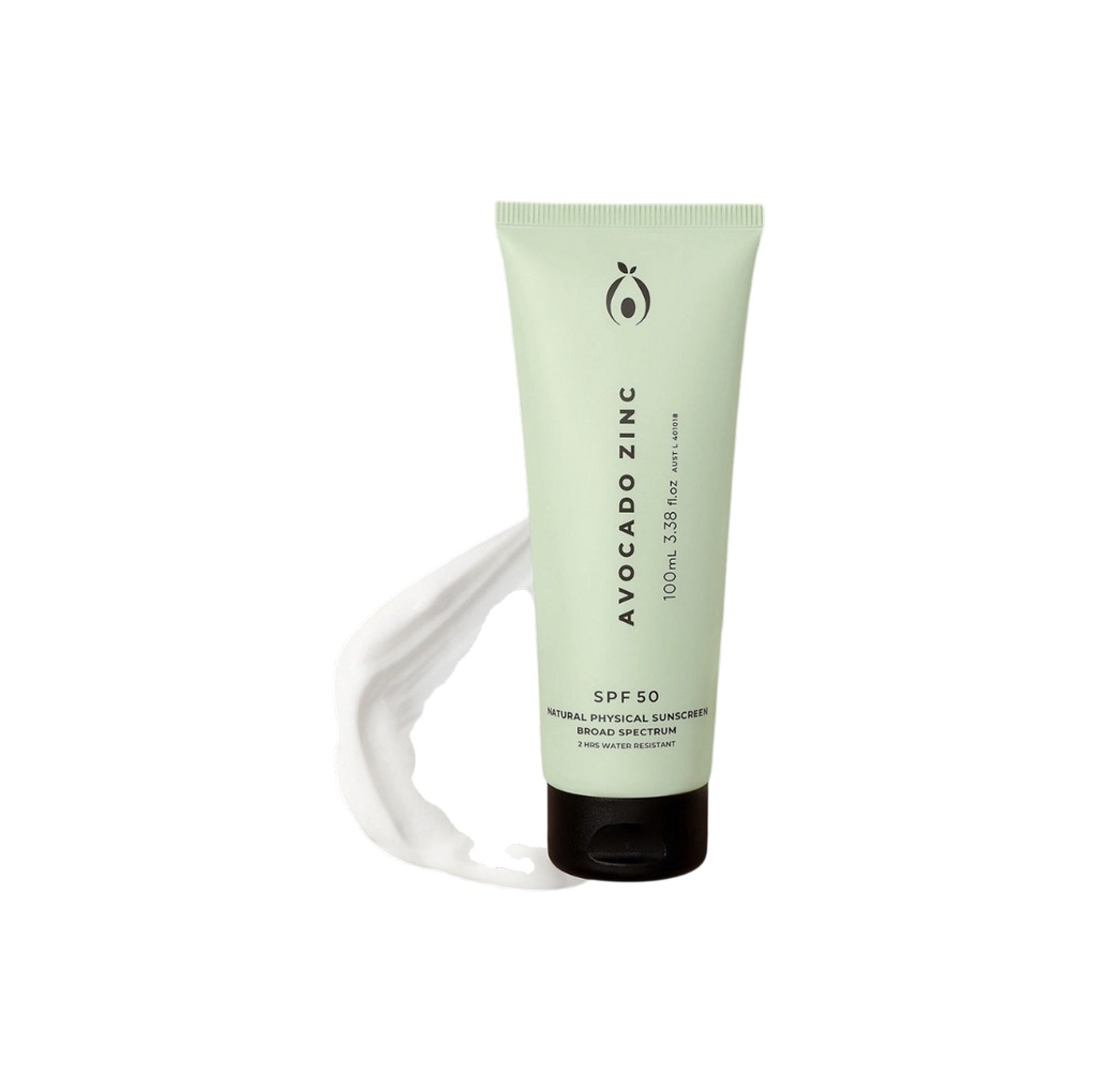 Avocado Zinc – SPF 50 Natural Physical Sunscreen (100ml)